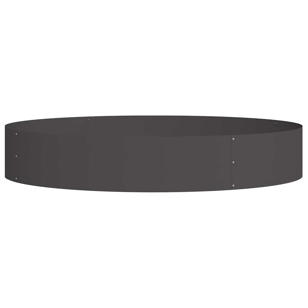 Garten 5 pcs Schwarz 120 x 120 x 20 cm Stahl